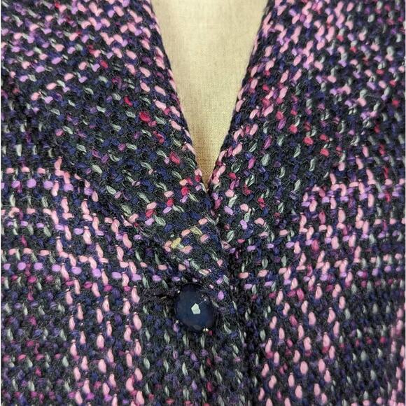 Gerry Weber Tweed Blazer Black and Pink Size 14 - Picture 12 of 15